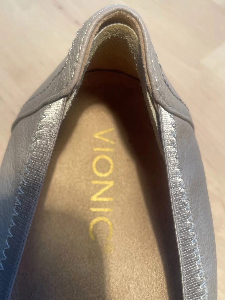 Taupe beige Vionic Spark Caroll leather ballet flats, US 8 - photo 2