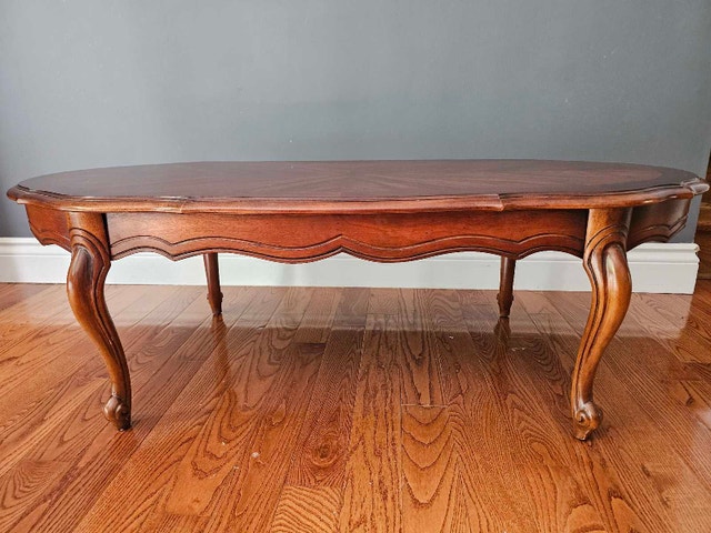 French Provincial Walnut Coffee Table