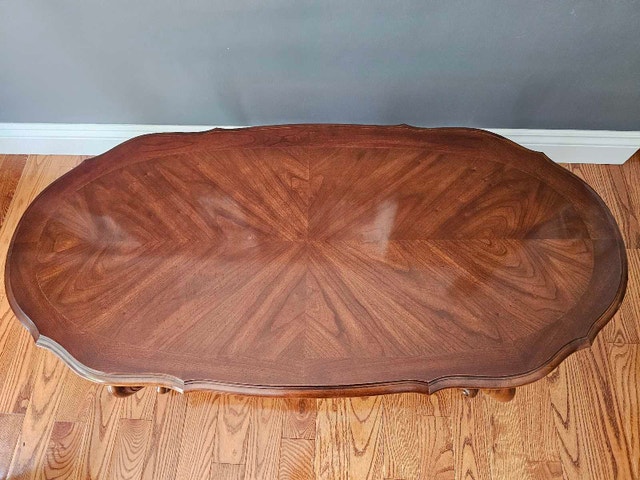 French Provincial Walnut Coffee Table - photo 2