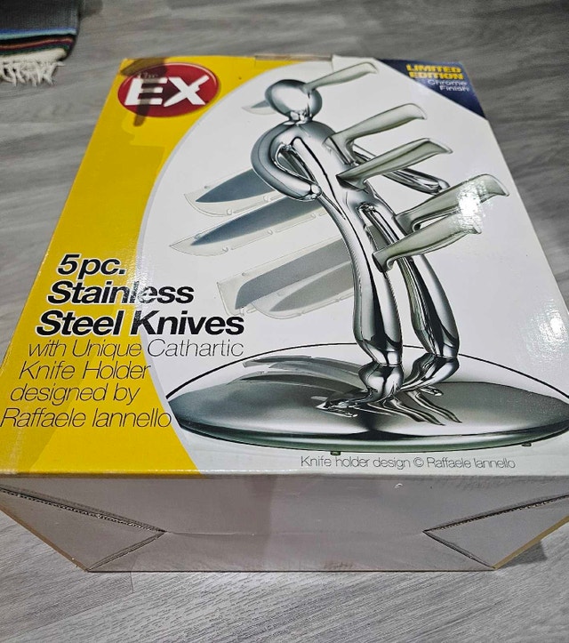 "The Ex" Limited Edition Chrome 5-Piece SS Knife Set