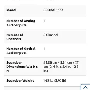Bose Solo II Soundbar