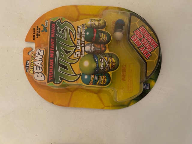 Vintage 2003 TMNT Mighty Beanz 5 Pack