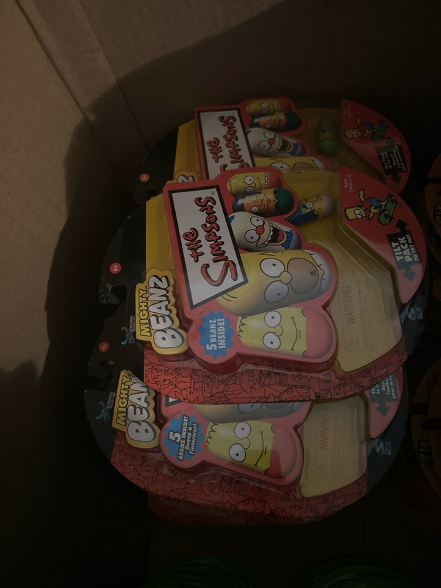 VINTAGE 2004 SIMPSONS MIGHTY BEANZ 5 pack - photo 3