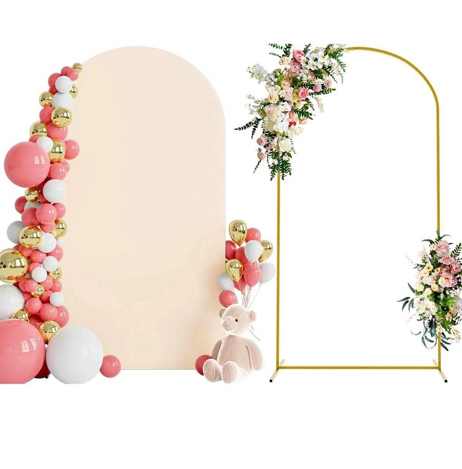 7.2 FT Wedding Arch Backdrop Stand and Cover