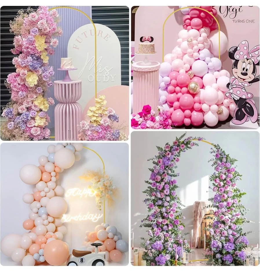 7.2 FT Wedding Arch Backdrop Stand and Cover - photo 3