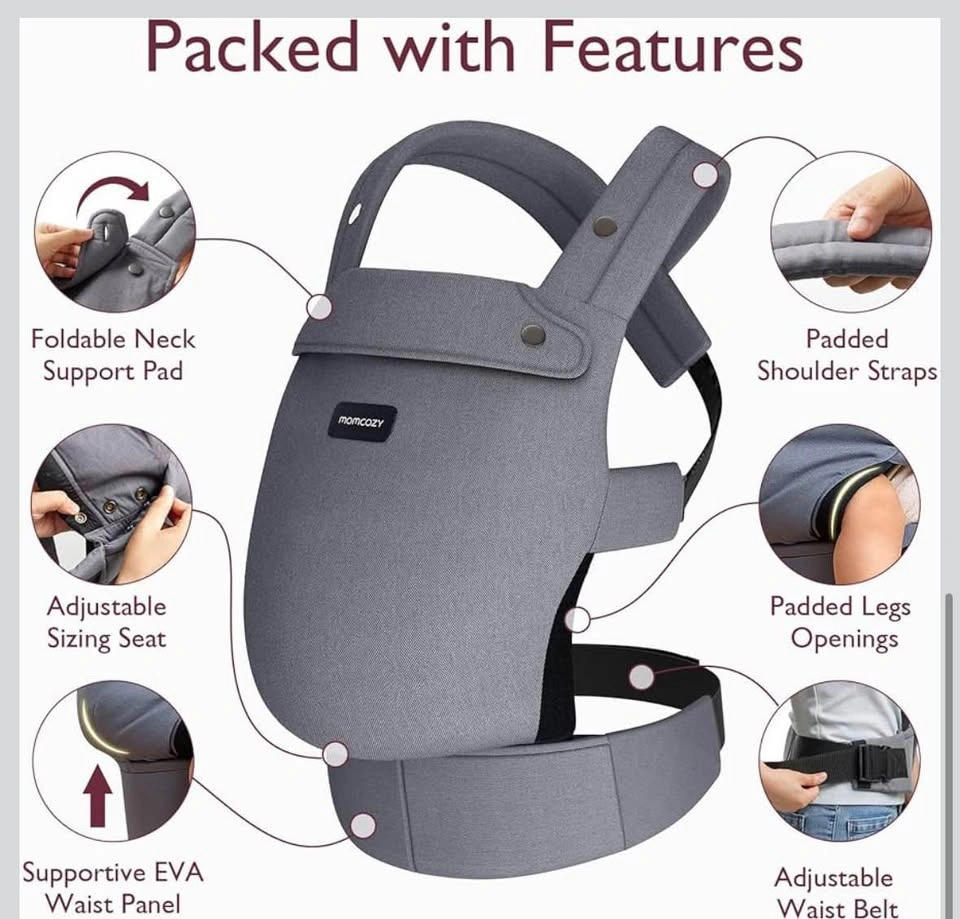 Momcozy Baby Carrier Newborn to Toddler - photo 5