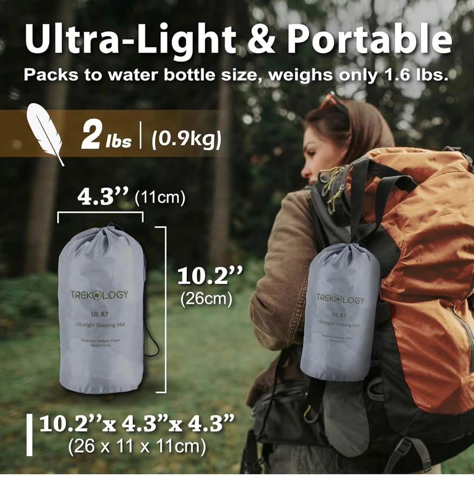 TREKOLOGY UL R7 Insulated Sleeping Pad – R-Value 7.2 - photo 4