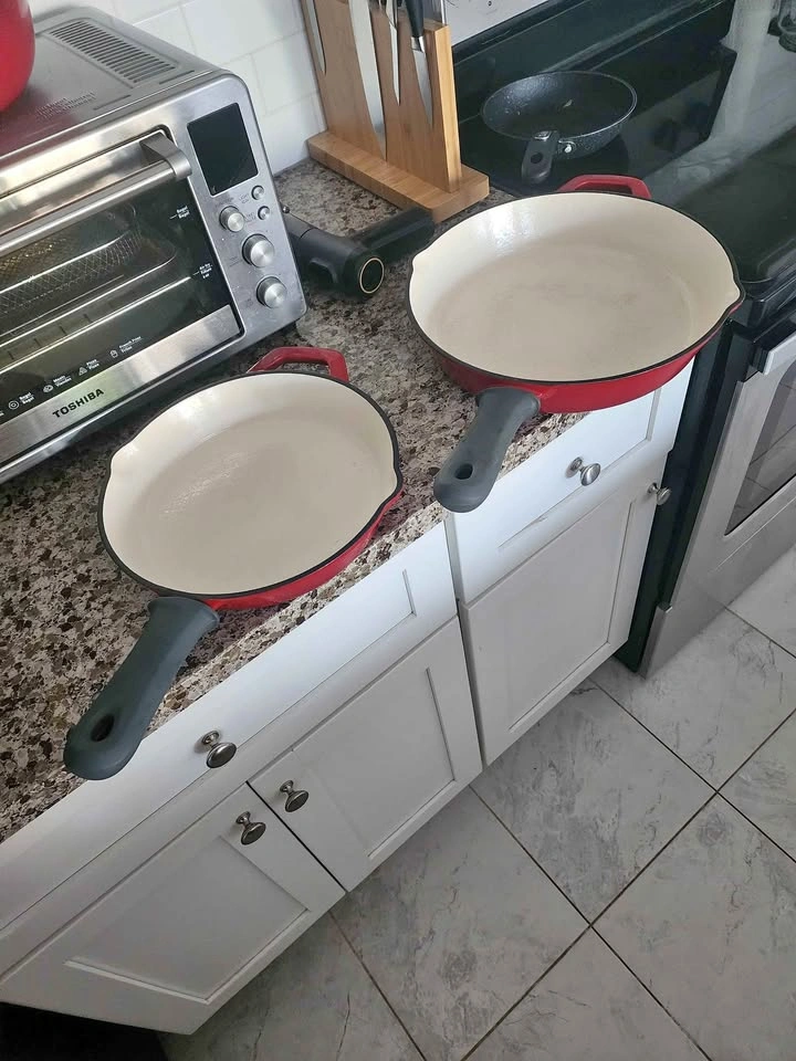 Enamel Cast Iron Skillets