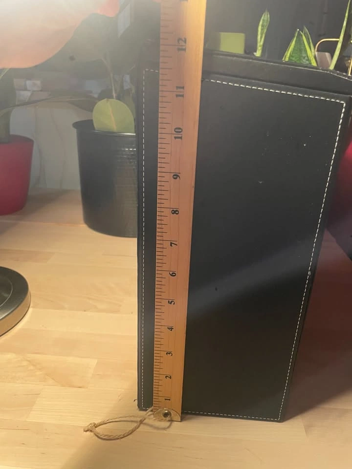 Faux Leather Box Organizer - photo 3