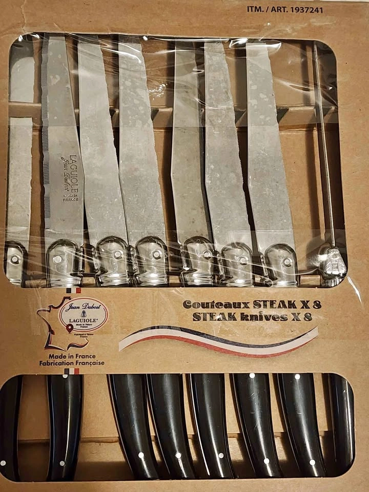 8 Jean Dubost Steak Knives