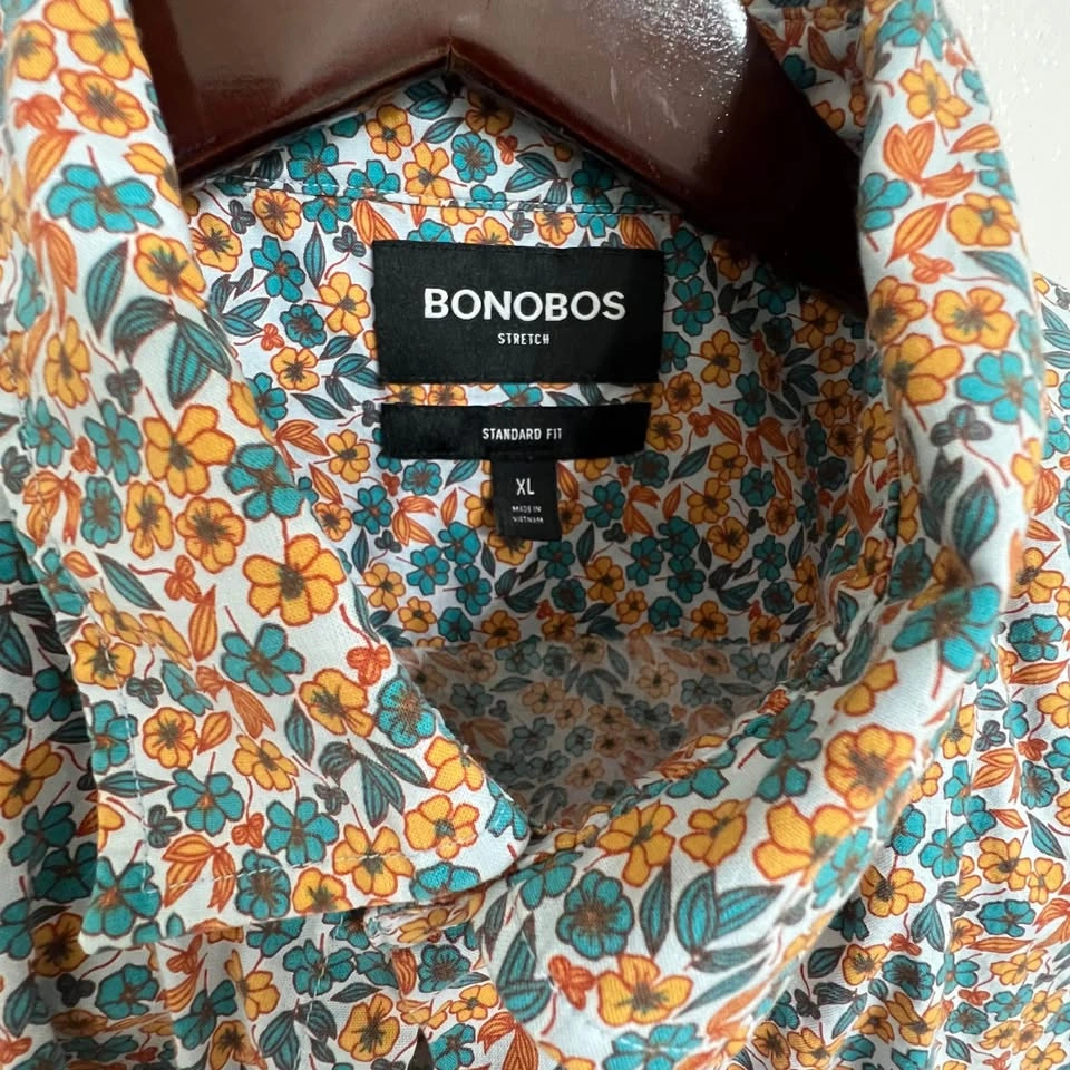 Bonobos Short Sleeve Button Up Men’s XL - photo 2
