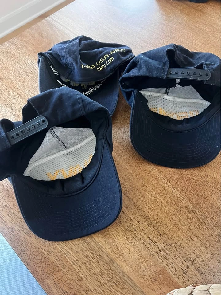 Set of 3 Navy Military Hats - photo 2
