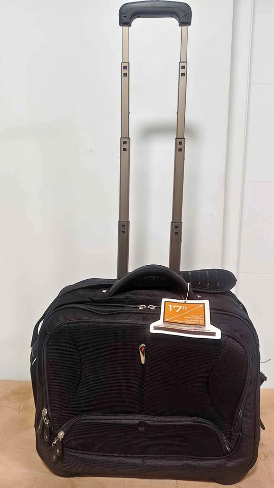 Black Carry-on Briefcase/Suitcase with Wheels (Brand New)