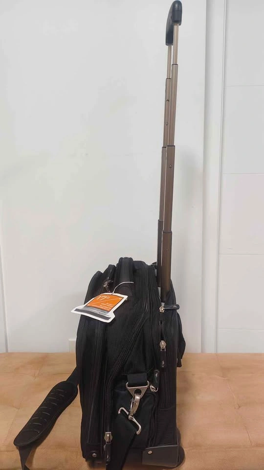 Black Carry-on Briefcase/Suitcase with Wheels (Brand New) - photo 2