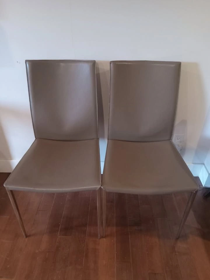 Scan Designs Dining Chairs (Brown & Red) - photo 2