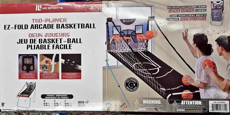 Brand New 2 Player EZ-Fold Arcade Basketball