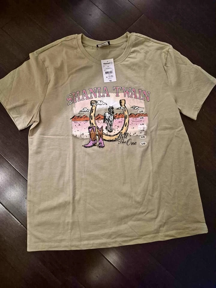 Brand New Shania Twain Tshirt - Women/Teen Sizes S-XL