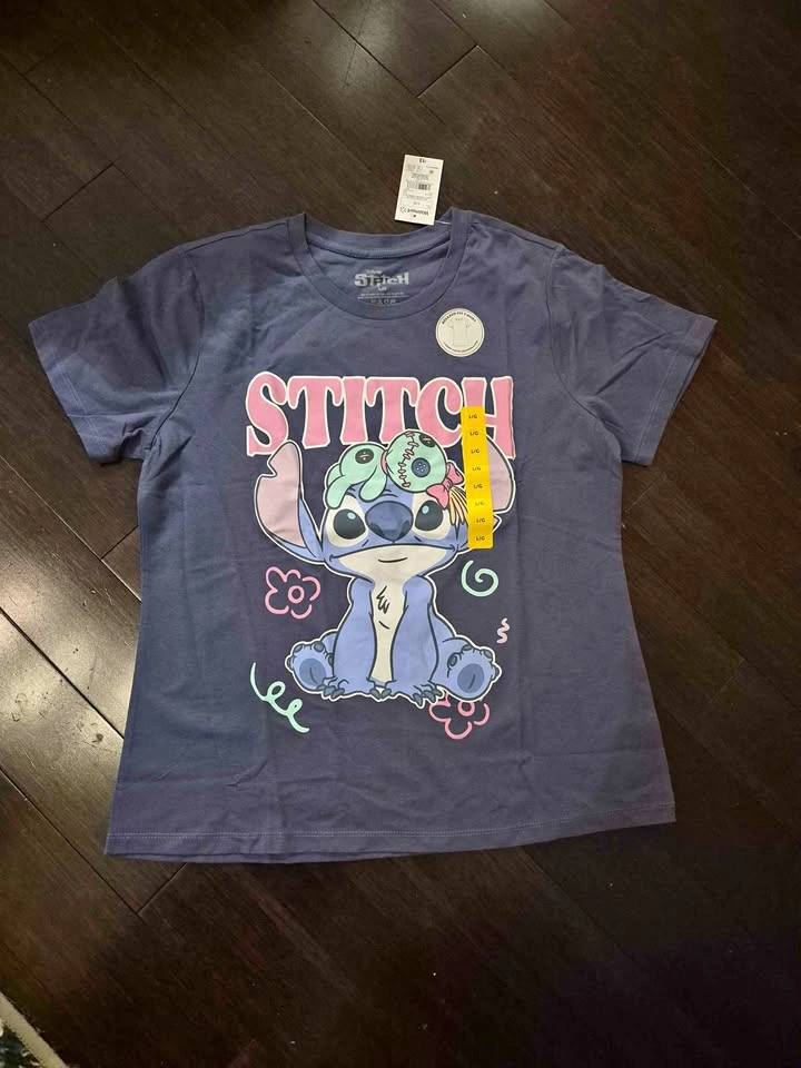 Brand New Women/Teen Stitch Tshirt XS, Medium, Large & XL