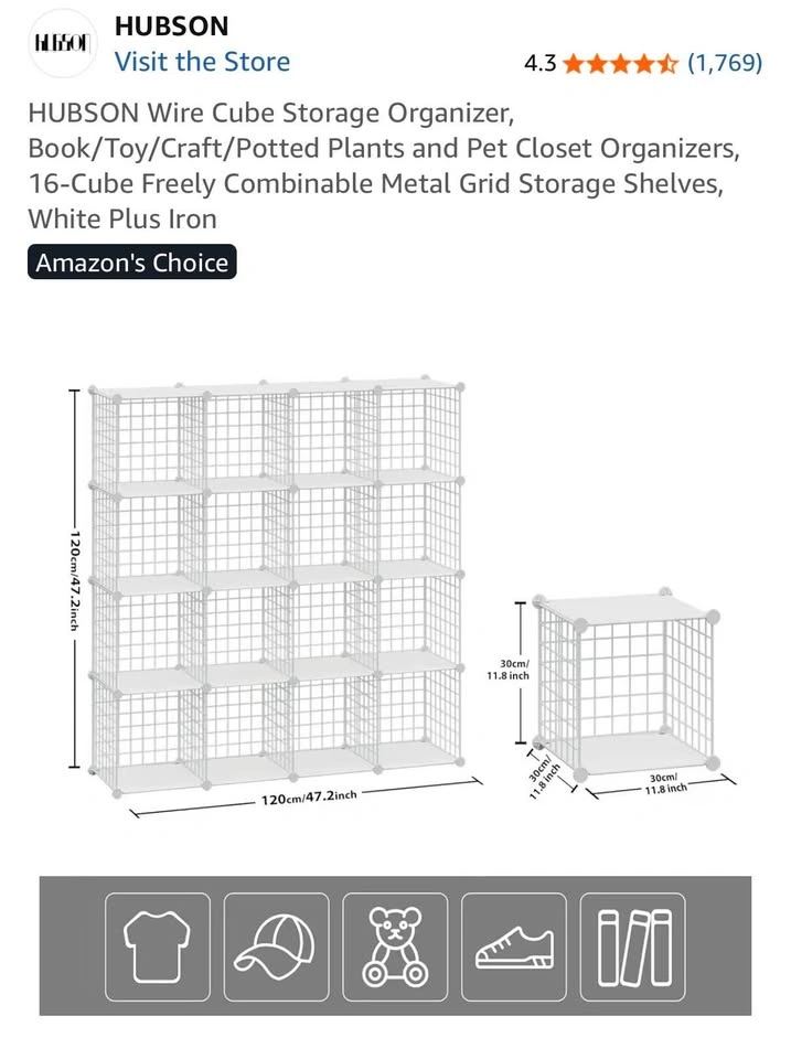Wire Cube Storage - photo 2