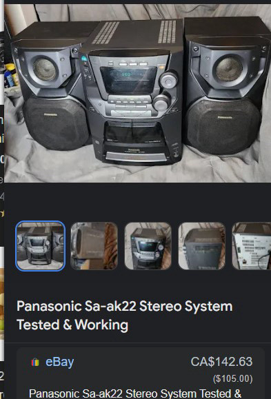 Panasonic Ghetto Blaster Stereo System SA-AK110 - photo 2
