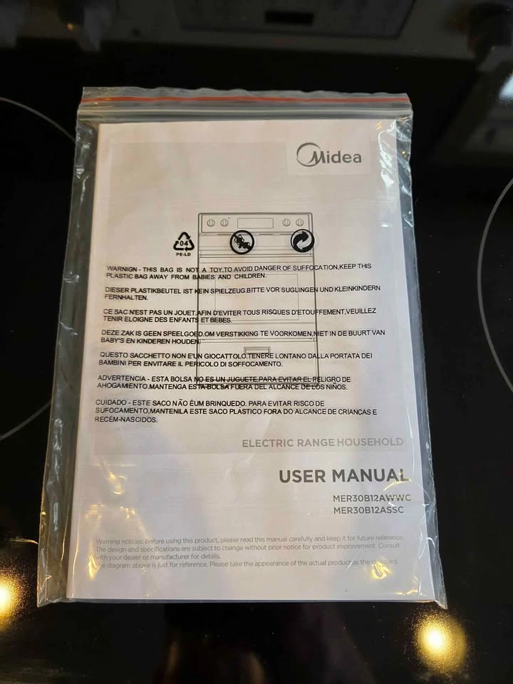 BRAND NEW Midea White Electric Range with Glass Cooktop - photo 5