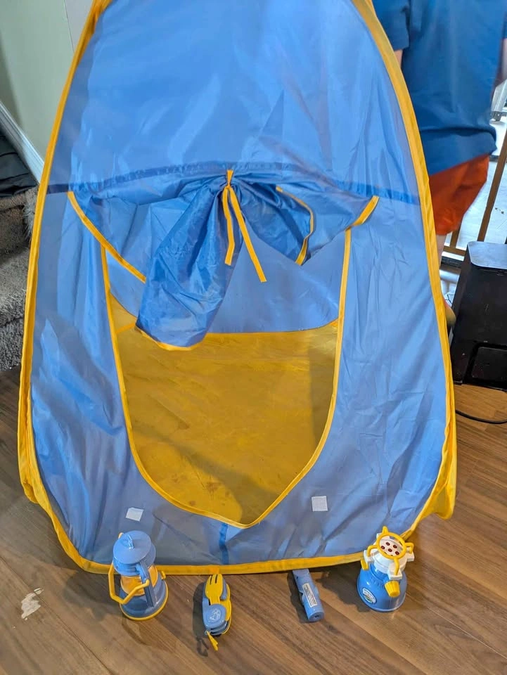 Kids Play Tent with Camping Toys