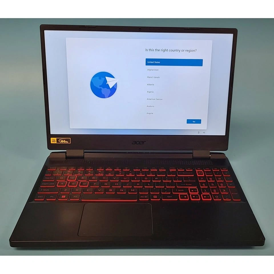 Acer Nitro 5 Gaming Laptop - i5, 16GB RAM, 512GB SSD, RTX 3050 T