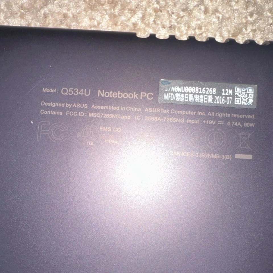ASUS Q534UX 15.6" FHD Touch i7-6500U (16GB RAM, 500GB SSD + 2TB - photo 2