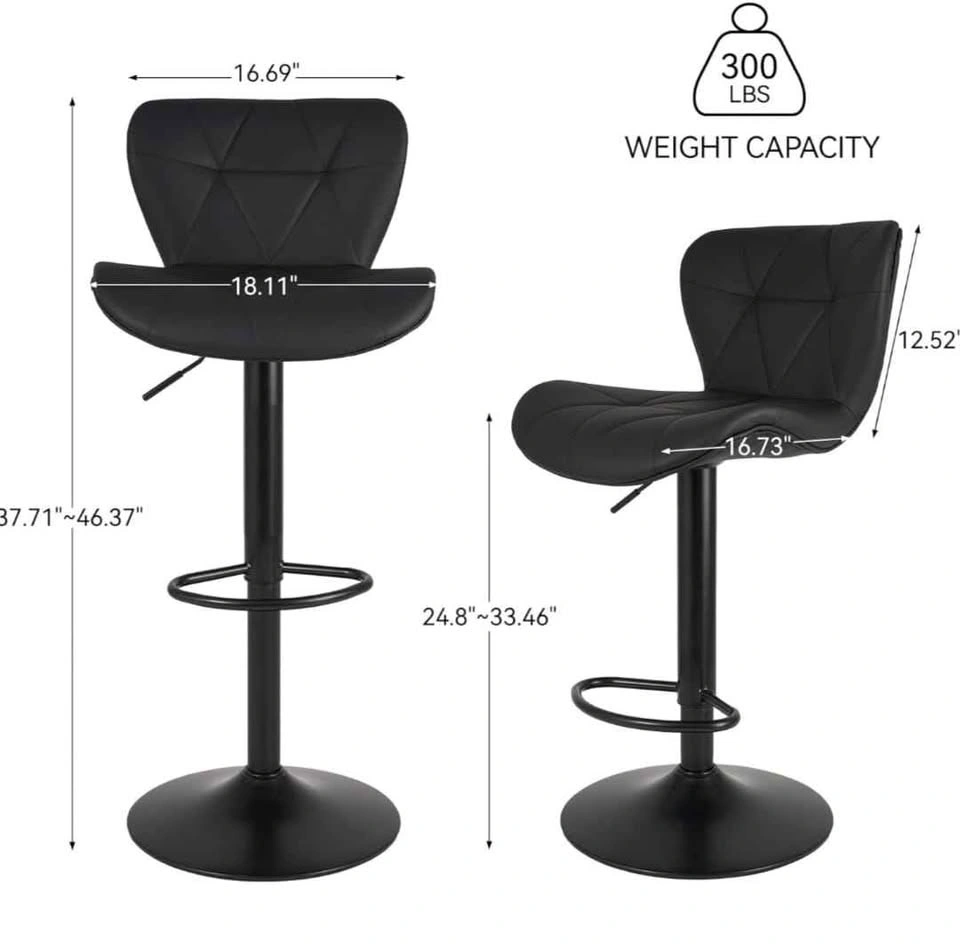 Brand New Modern Bar Stools Set of 2 - photo 4
