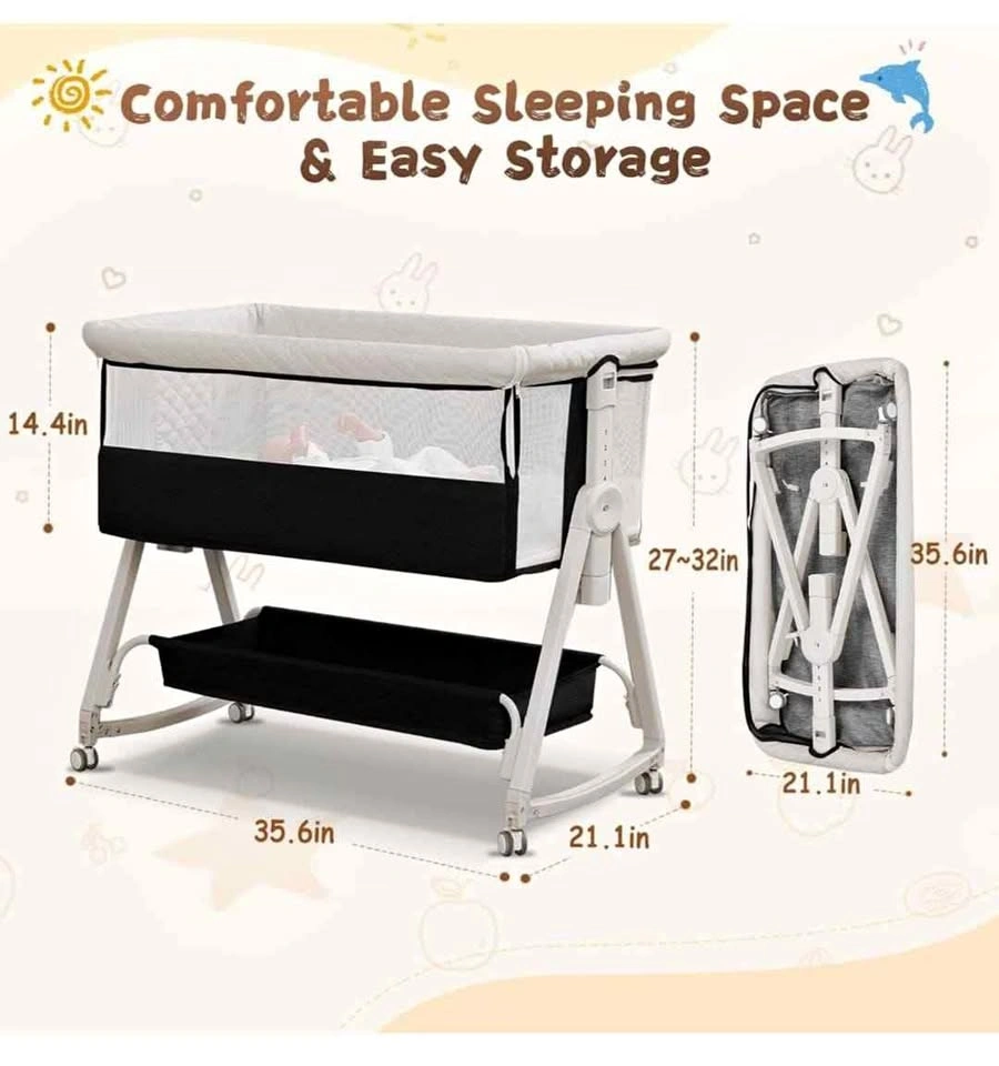 3-in-1 Convertible Baby Bassinet Bedside Sleeper (brand new)