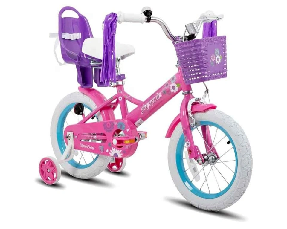 Brand New Girls Princess Bicycle with Basket & Doll Seat