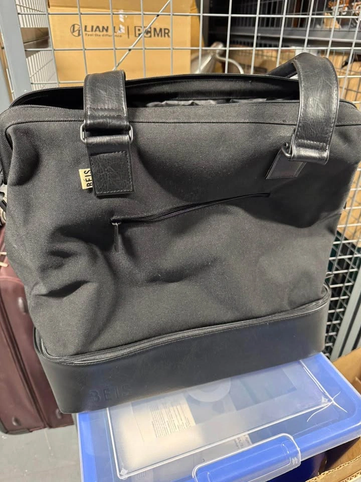 BÉIS Black Travel Weekender Tote Bag - photo 2