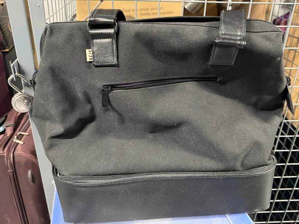 BÉIS Black Travel Weekender Tote Bag - photo 3