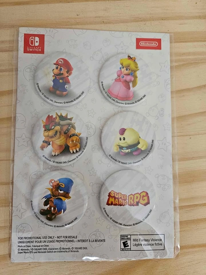 Super Mario RPG Pins