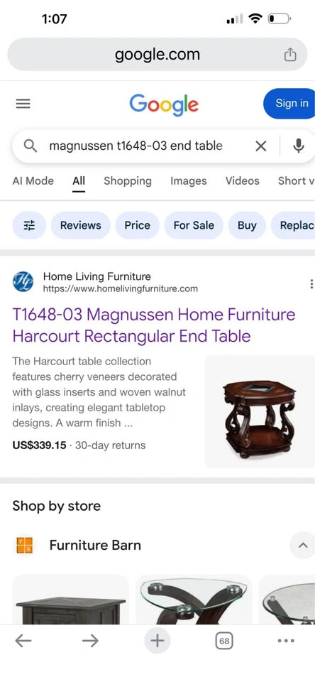 NEW- Magnussen Home Furniture Harcourt End Table - photo 4