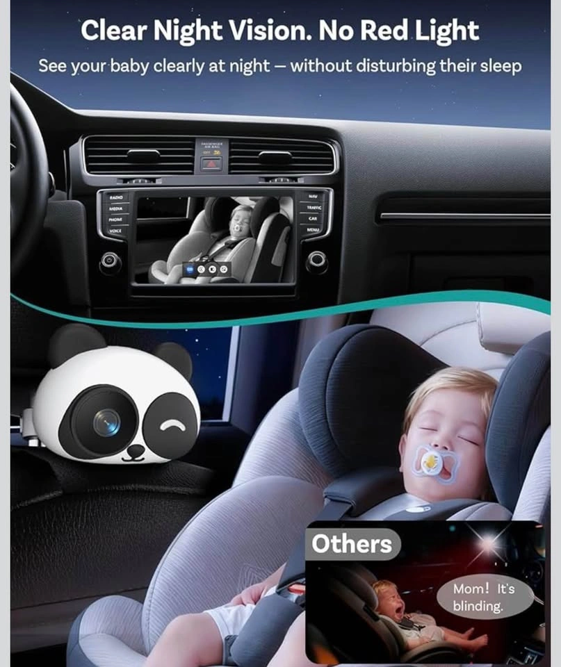 Carplay Baby Car Camera Monitor for Wireless Backseat - photo 4