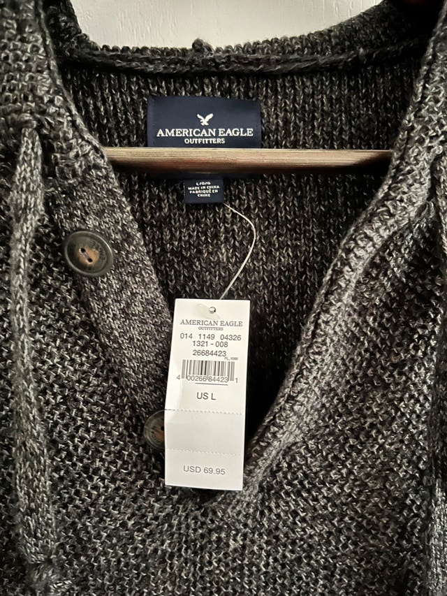 American Eagle Cotton Knit Sweaters - New