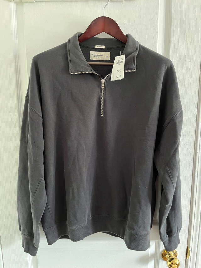 Abercrombie & Fitch 1/2 Zip Soft Fleece Sweaters - NEW - photo 2