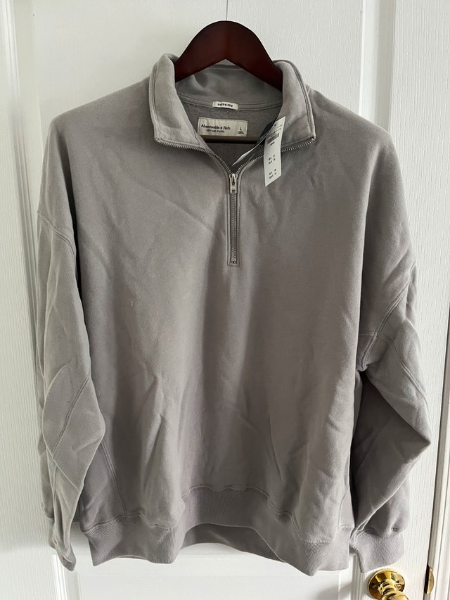 Abercrombie & Fitch 1/2 Zip Soft Fleece Sweaters - NEW - photo 3