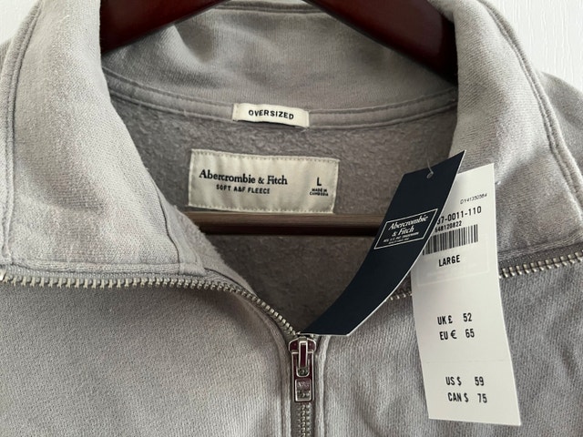 Abercrombie & Fitch 1/2 Zip Soft Fleece Sweaters - NEW - photo 5