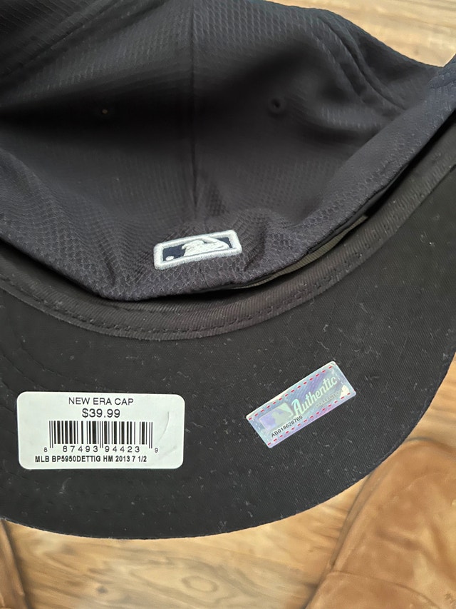 New Era 59FIFTY Detroit Tigers (White/Black) 7 1/2 - BRAND NEW! - photo 2