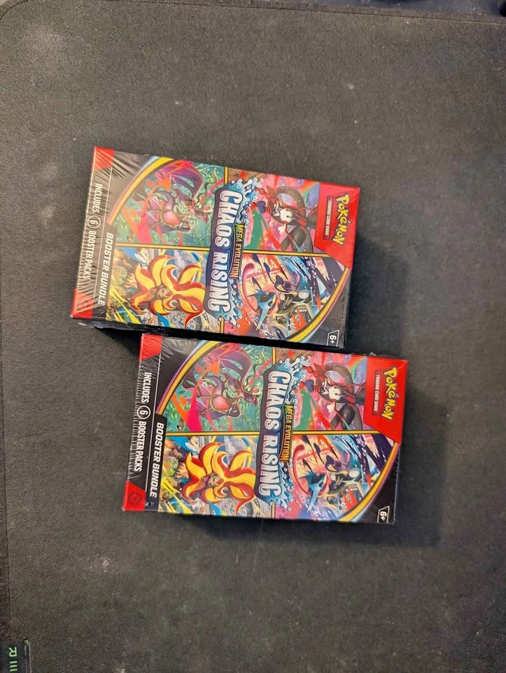 Pokémon Chaos Rising Mega Evolution Booster Bundles