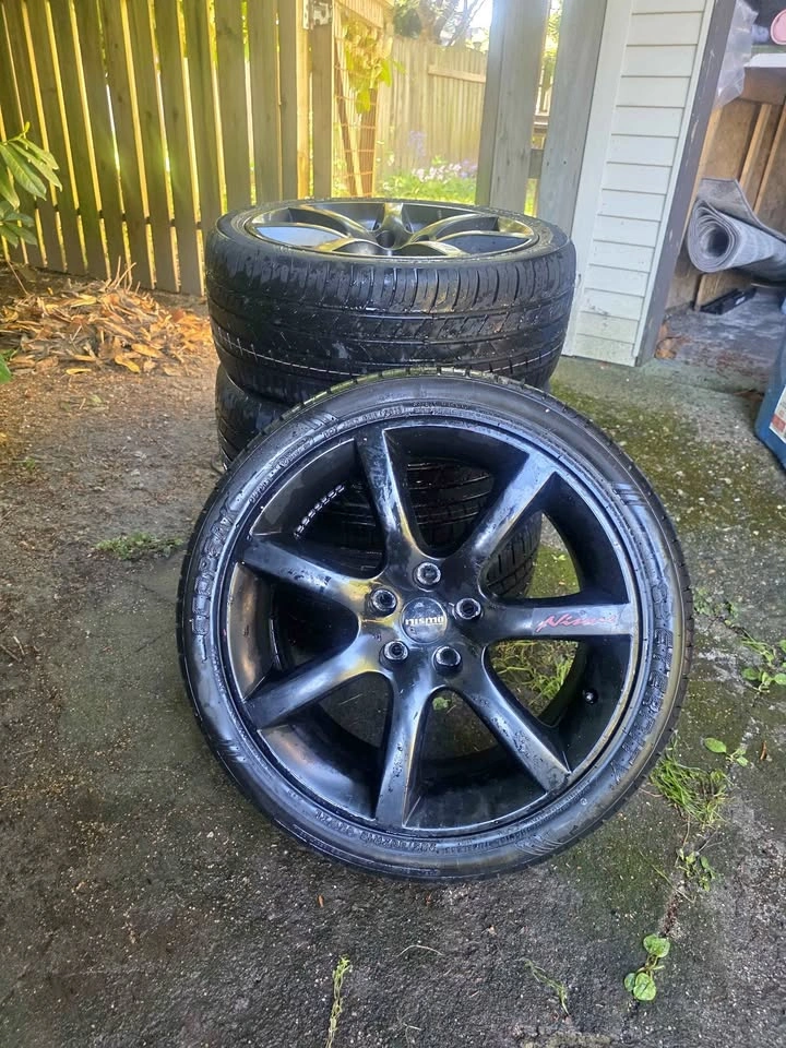 18” Nismo-Style Rims & Tires Set – 5x114.3