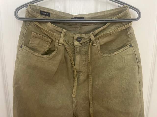 Denim Jean- Olive green - photo 2