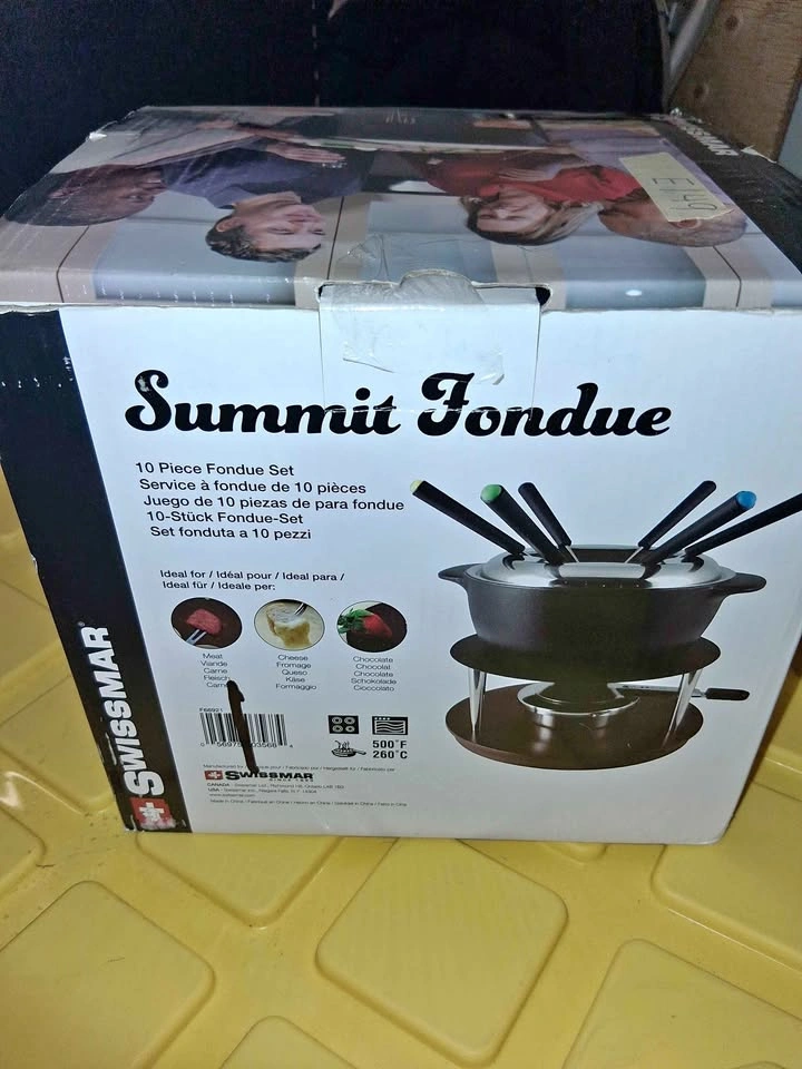 Swissmar Summit 10 Piece Fondue Set