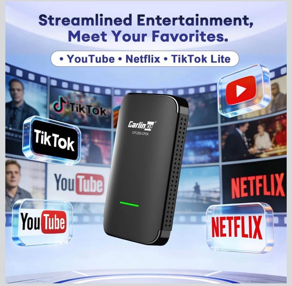 Wireless CarPlay Adapter for Netflix/YouTube/TikTok Lite - photo 3