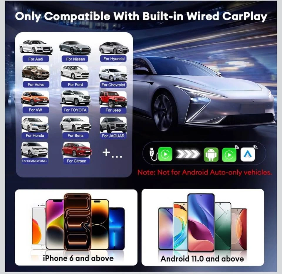 Wireless CarPlay Adapter for Netflix/YouTube/TikTok Lite - photo 5