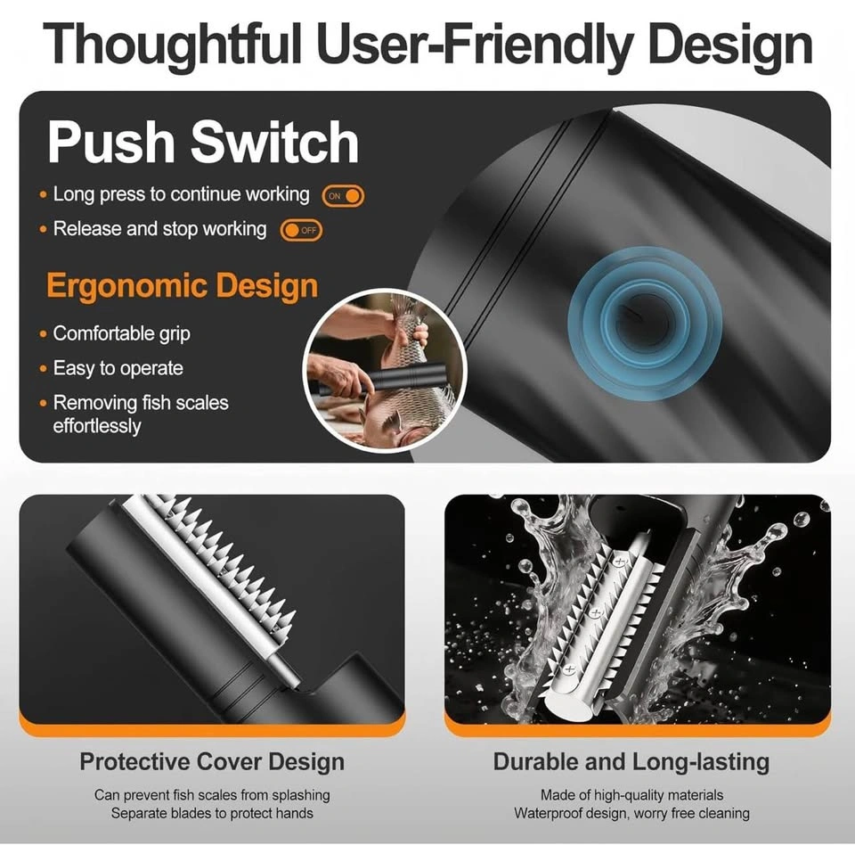 (New)Cordless Electric Fish Scaler - photo 5
