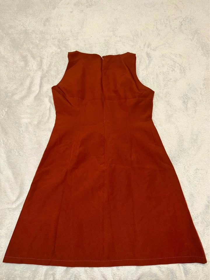 Coffee-colored dress (size M) - photo 4