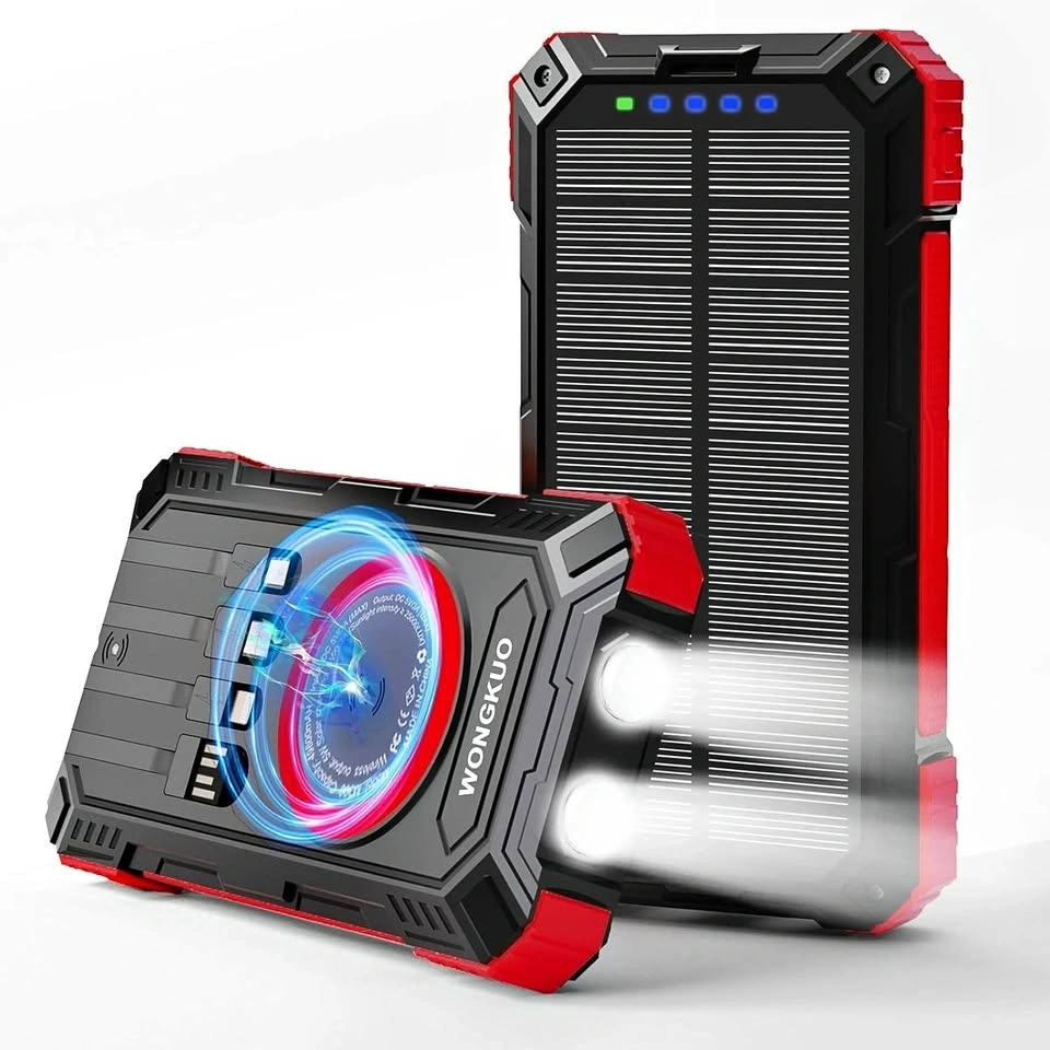 Solar Charger Power Bank - 49800mAh Solar Charger with USB-C